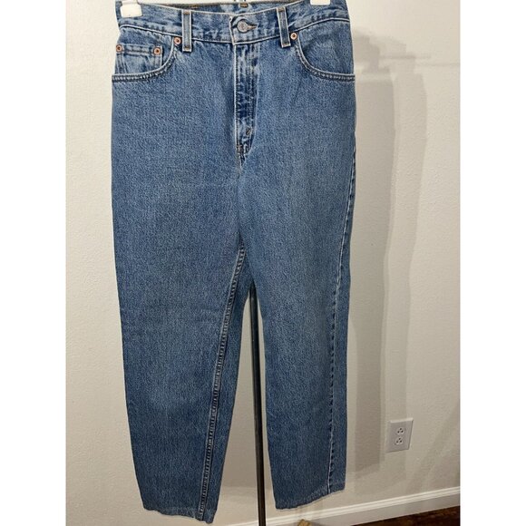 Levi's Denim - Levis 550 Relaxed Fit Jean Women 8 28X28 Tapered 5 Pocket Cotton USA